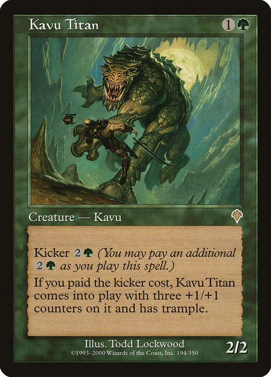 MTG Card Title: Kavu Titan INV/194