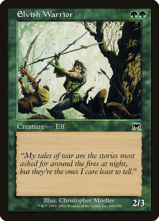 MTG Card Title: Elvish Warrior ONS/260