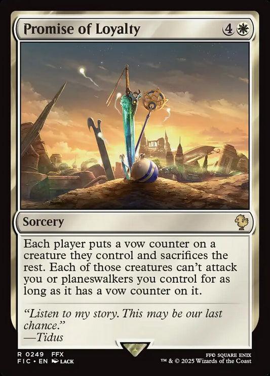 MTG Card Title: Promise of Loyalty FIC/249