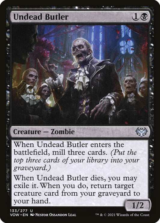 MTG Card Title: Undead Butler VOW/133