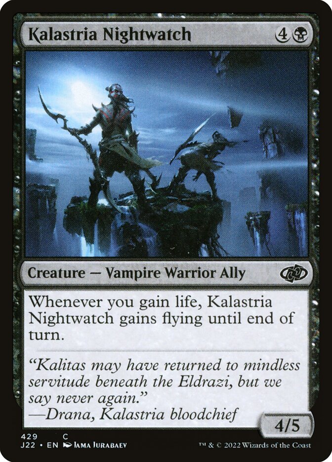 MTG Card Title: Kalastria Nightwatch J22/429