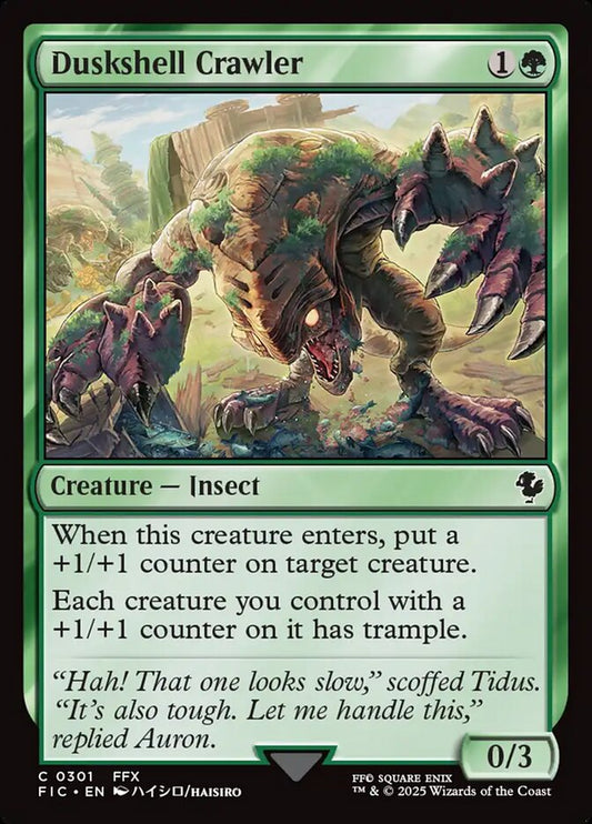 MTG Card Title: Duskshell Crawler FIC/301
