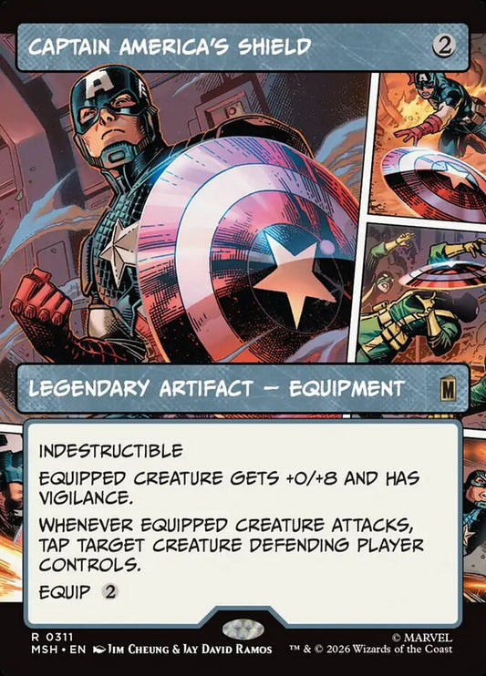 MTG Card Title: Captain America's Shield MSH/311
