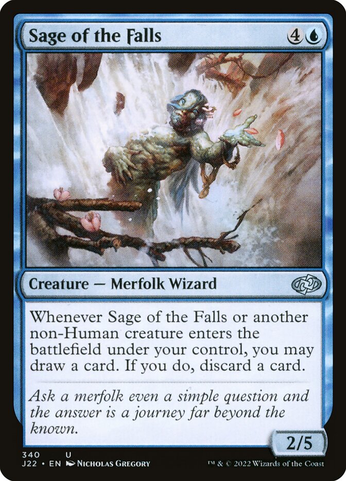 MTG Card Title: Sage of the Falls J22/340