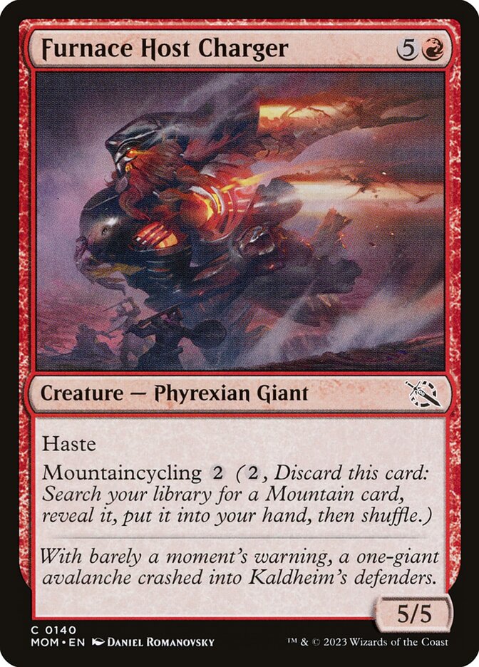 MTG Card Title: Furnace Host Charger MOM/140