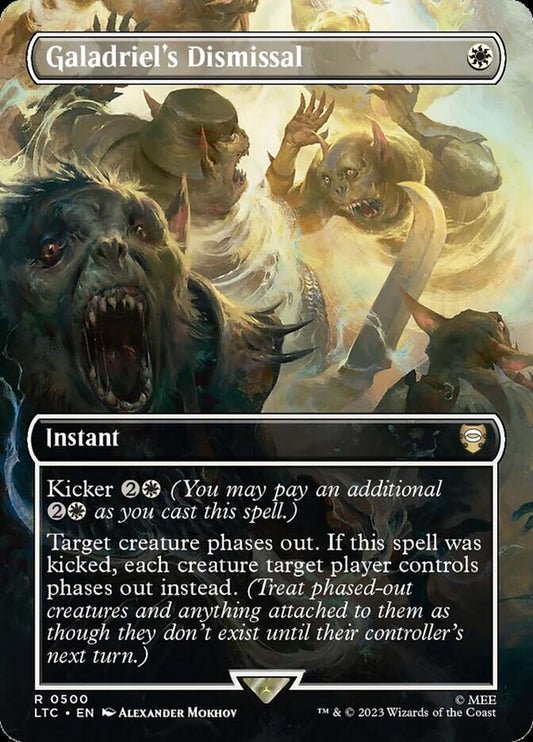 MTG Card Title: Galadriel's Dismissal LTC/500