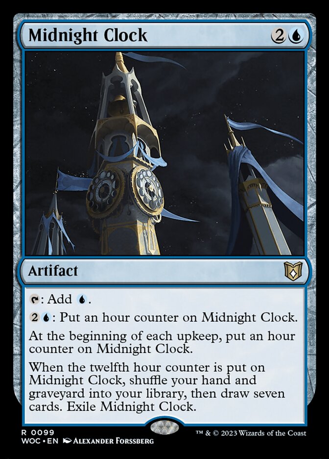 MTG Card Title: Midnight Clock WOC/99