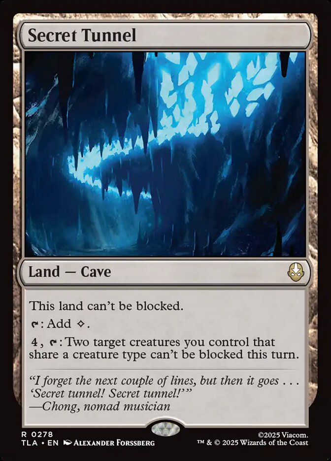 MTG Card Title: Secret Tunnel TLA/278