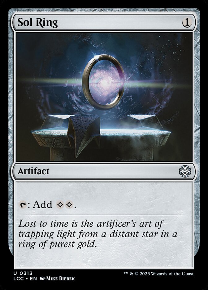 MTG Card Title: Sol Ring LCC/313