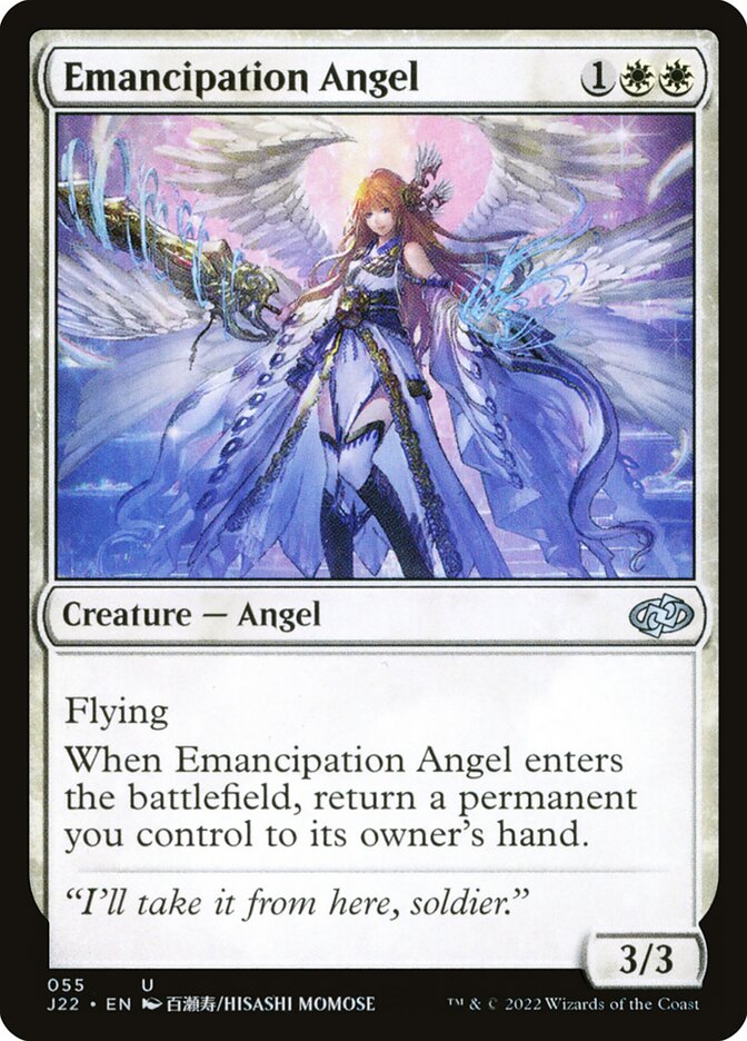 MTG Card Title: Emancipation Angel J22/55