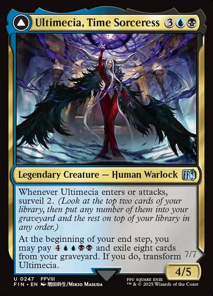 MTG Card Title: Ultimecia, Time Sorceress // Ultimecia, Omnipotent FIN/247