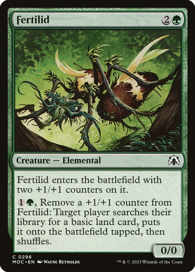 MTG Card Title: Fertilid MOC/296