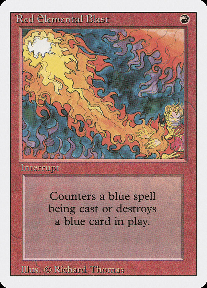 MTG Card Title: Red Elemental Blast 3ED/171