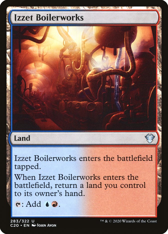 MTG Card Title: Izzet Boilerworks C20/283