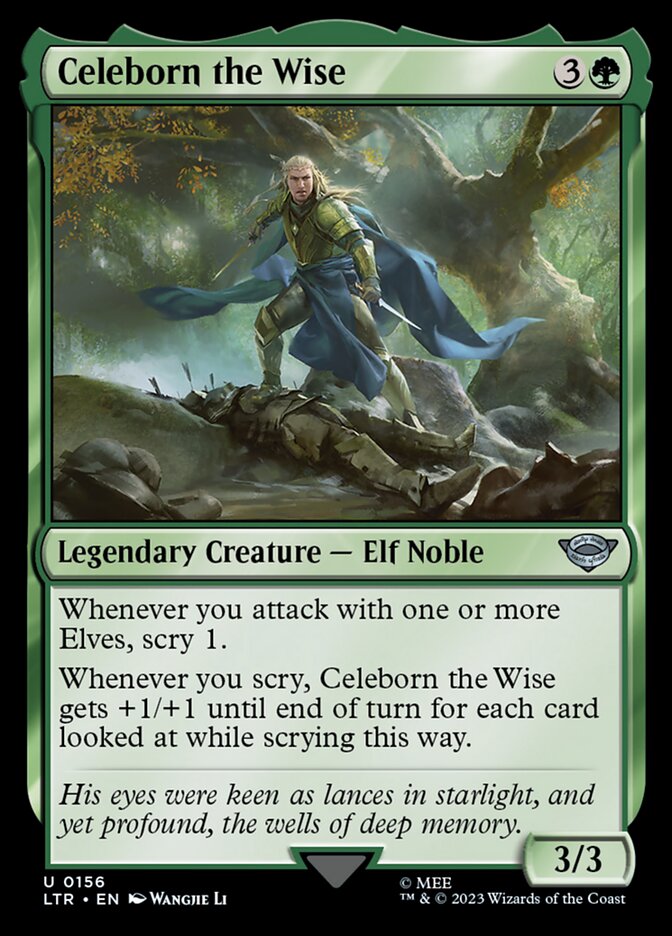 MTG Card Title: Celeborn the Wise LTR/156