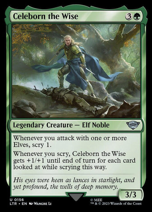 MTG Card Title: Celeborn the Wise LTR/156