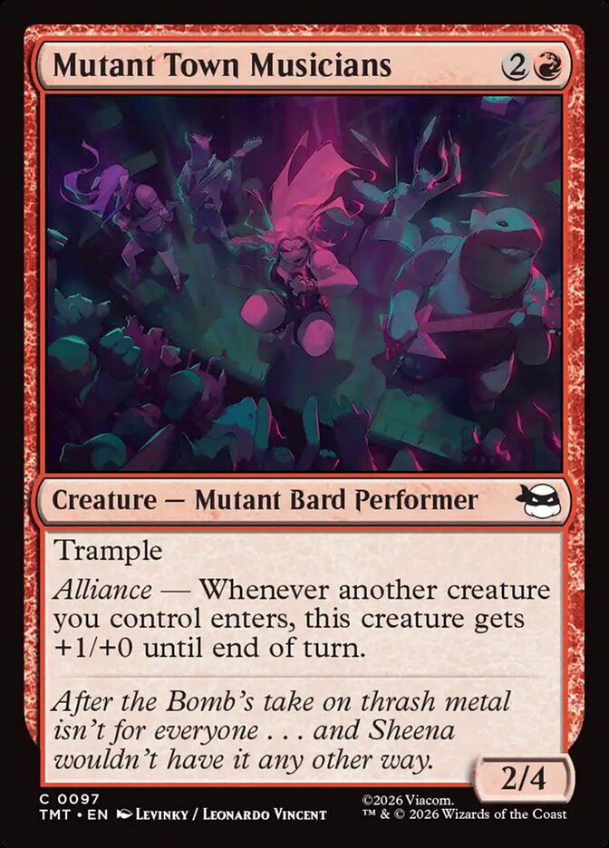 MTG Card Title: Mutant Town Musicians TMT/97