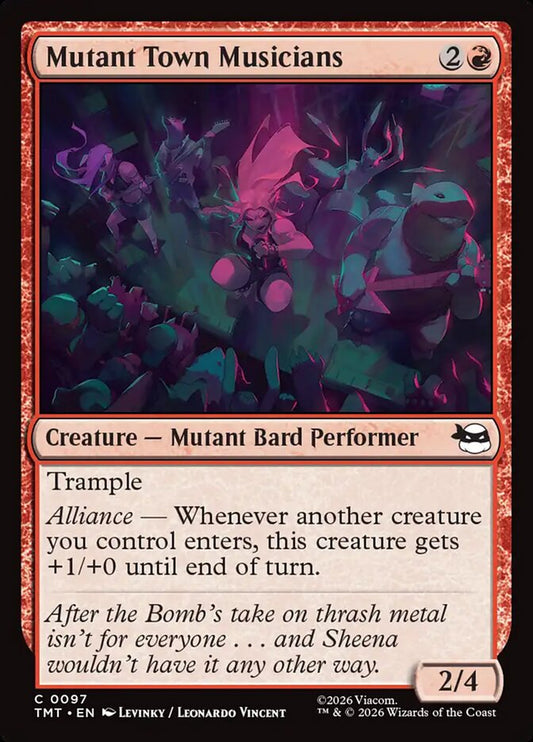 MTG Card Title: Mutant Town Musicians TMT/97