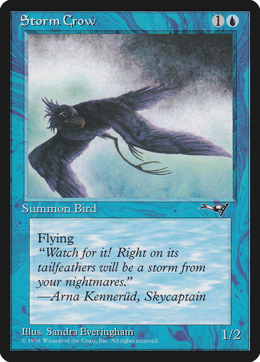 MTG Card Title: Storm Crow ALL/36b