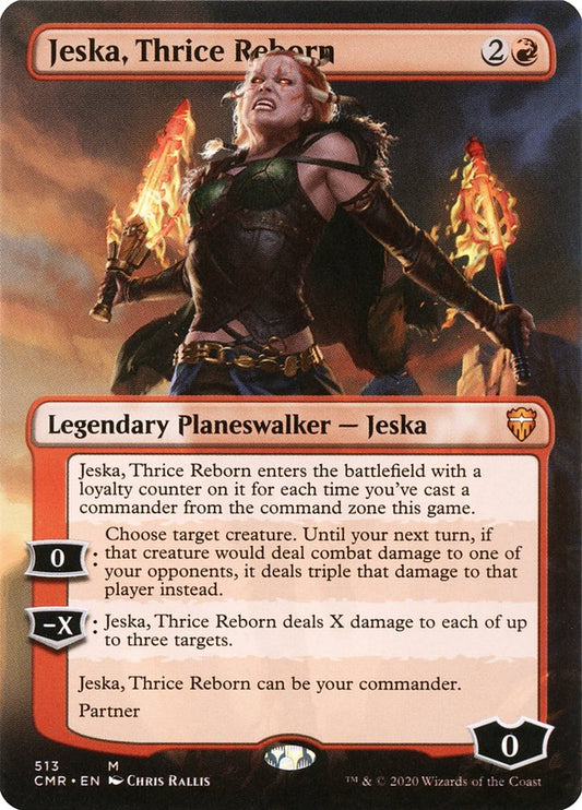 MTG Card Title: Jeska, Thrice Reborn CMR/513