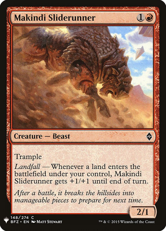 MTG Card Title: Makindi Sliderunner PLST/BFZ-148