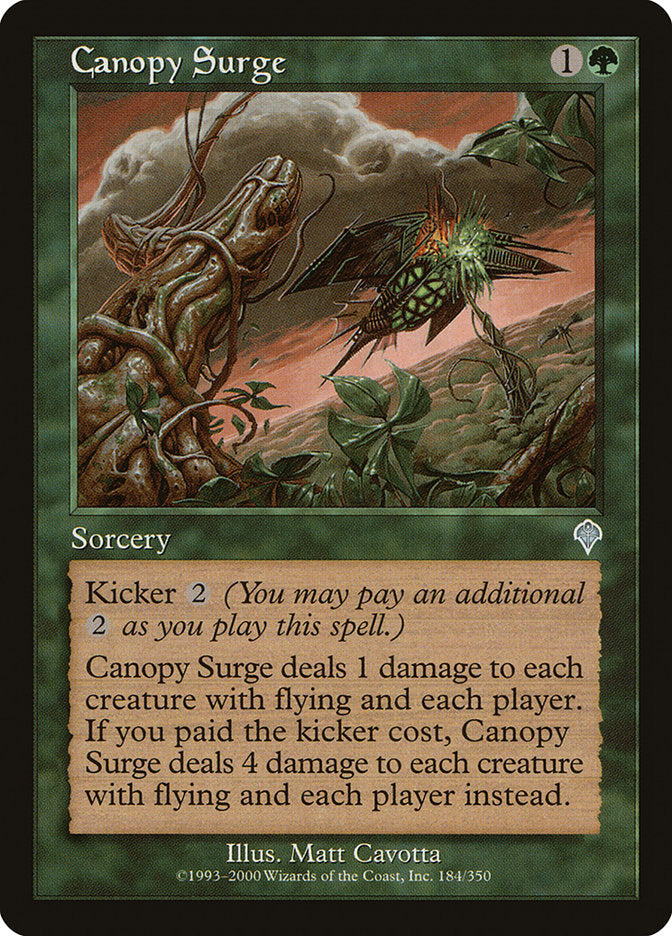 MTG Card Title: Canopy Surge INV/184
