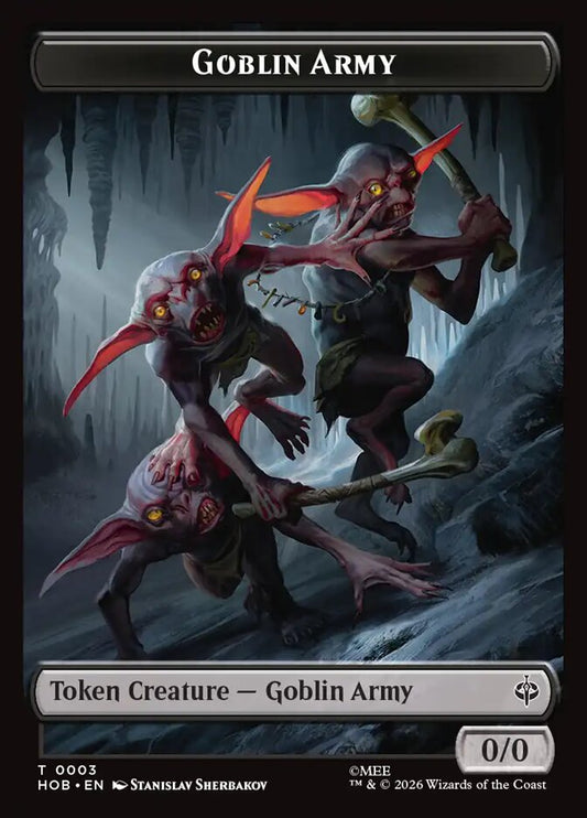 MTG Card Title: Goblin Army THOB/3