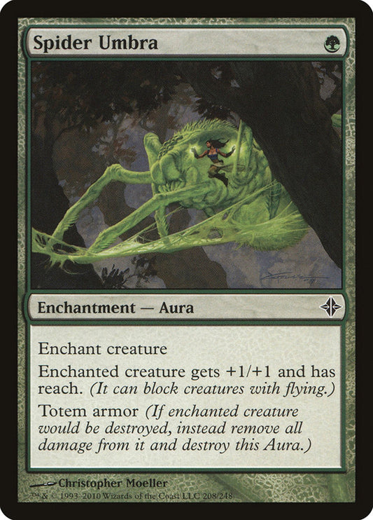 MTG Card Title: Spider Umbra ROE/208