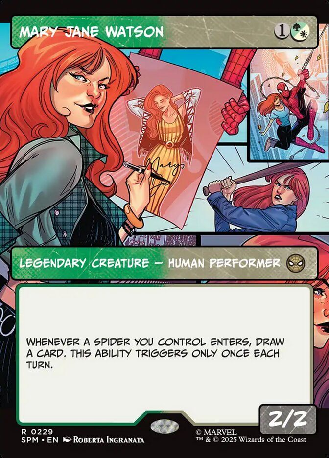 MTG Card Title: Mary Jane Watson SPM/229