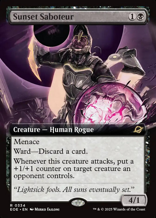 MTG Card Title: Sunset Saboteur EOE/334