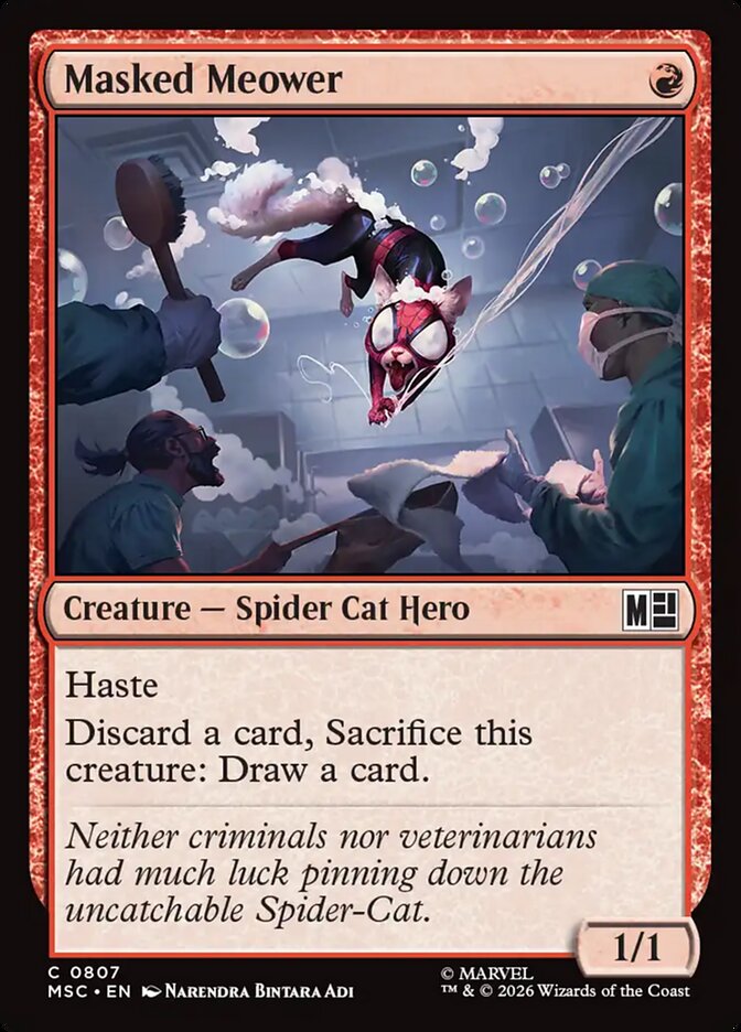 MTG Card Title: Masked Meower MSC/807