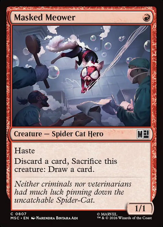 MTG Card Title: Masked Meower MSC/807