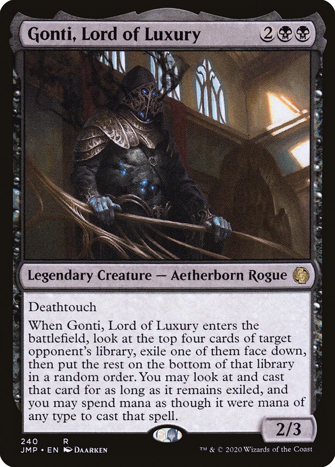 MTG Card Title: Gonti, Lord of Luxury JMP/240