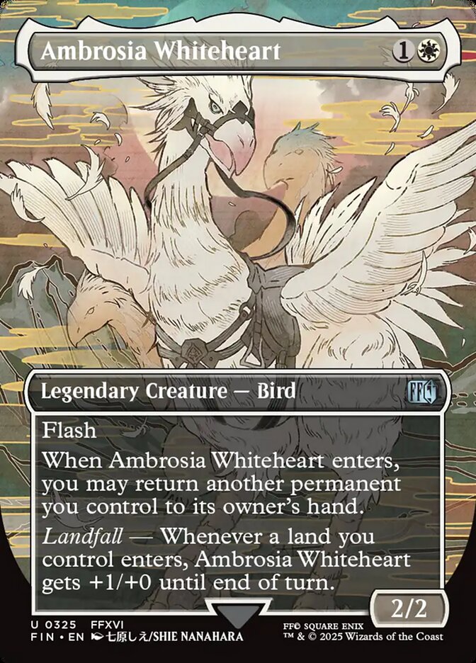 MTG Card Title: Ambrosia Whiteheart FIN/325