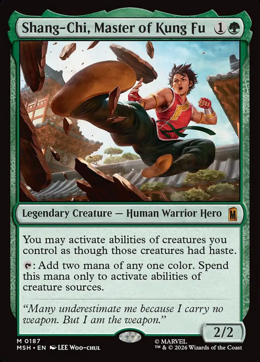 MTG Card Title: Shang-Chi, Master of Kung Fu MSH/187