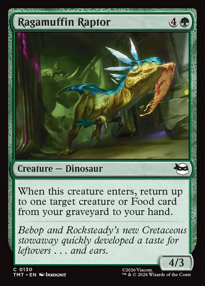 MTG Card Title: Ragamuffin Raptor TMT/130