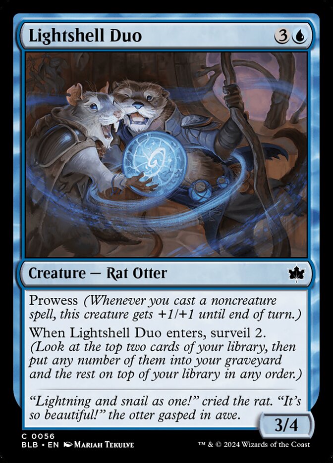 MTG Card Title: Lightshell Duo BLB/56