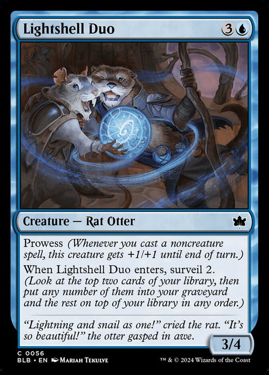 MTG Card Title: Lightshell Duo BLB/56