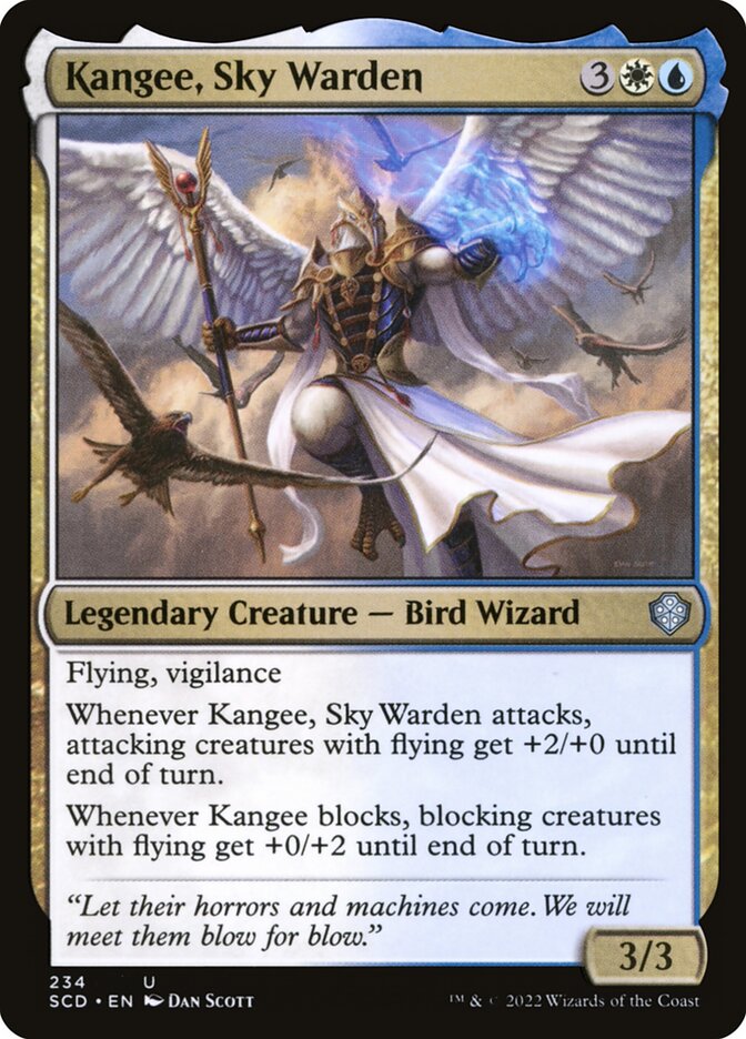 MTG Card Title: Kangee, Sky Warden SCD/234