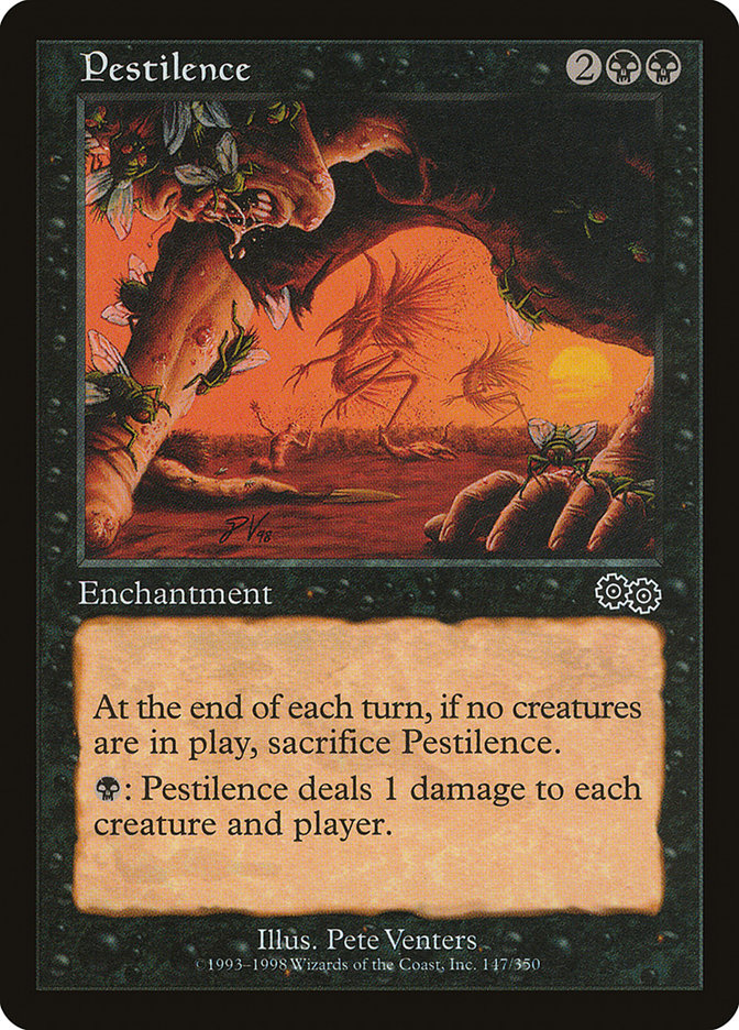 MTG Card Title: Pestilence USG/147