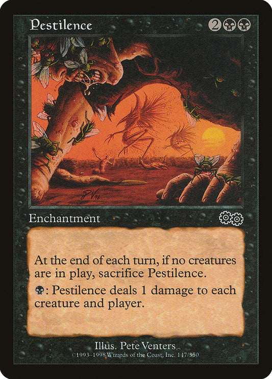 MTG Card Title: Pestilence USG/147