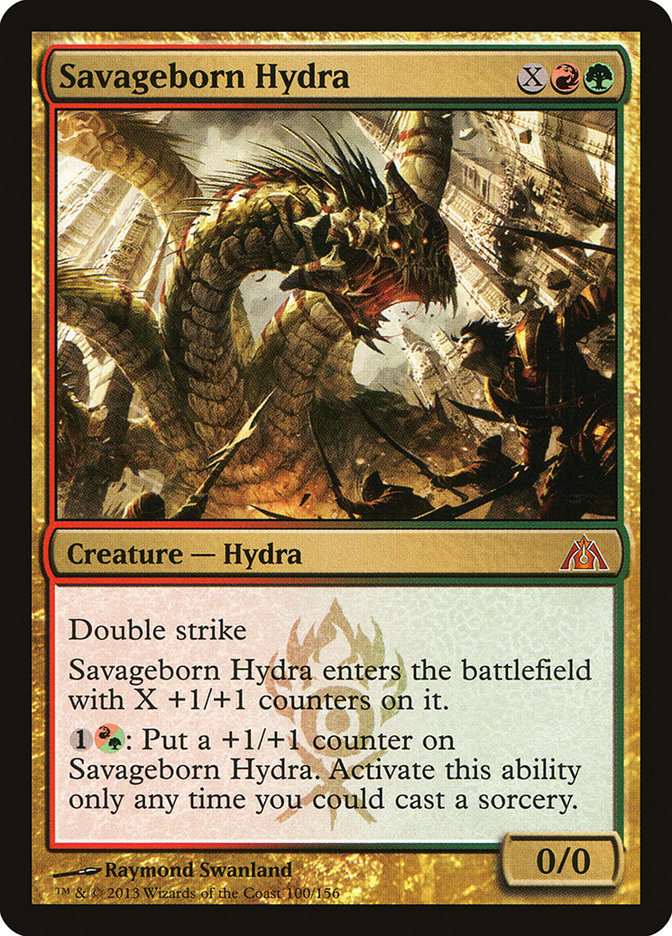 MTG Card Title: Savageborn Hydra DGM/100