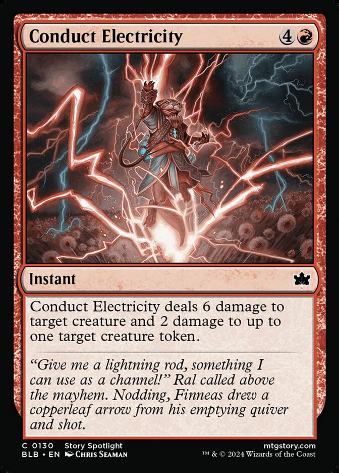 MTG Card Title: Conduct Electricity BLB/130