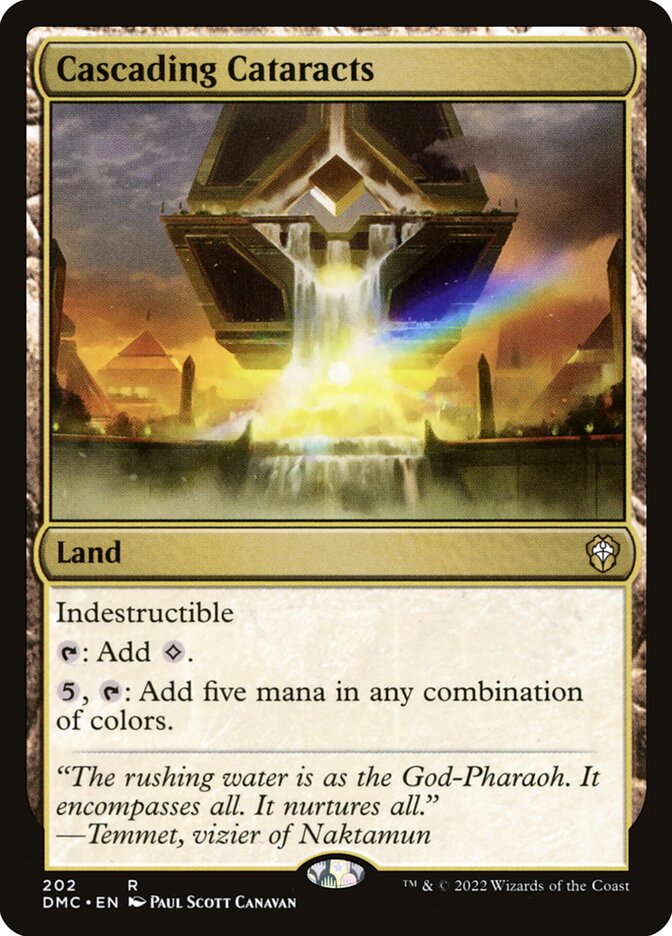 MTG Card Title: Cascading Cataracts DMC/202