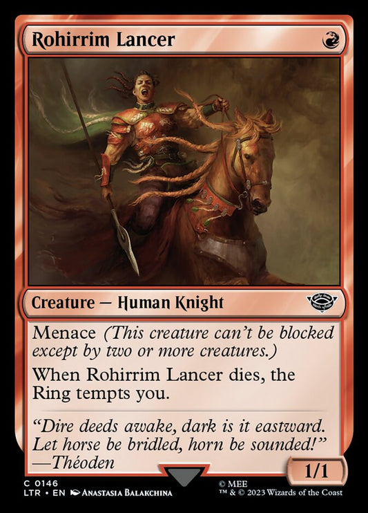 MTG Card Title: Rohirrim Lancer LTR/146