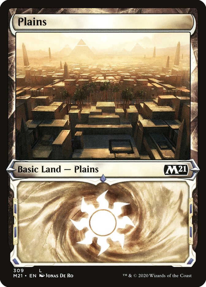 MTG Card Title: Plains M21/309