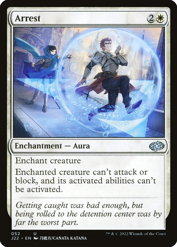MTG Card Title: Arrest J22/52