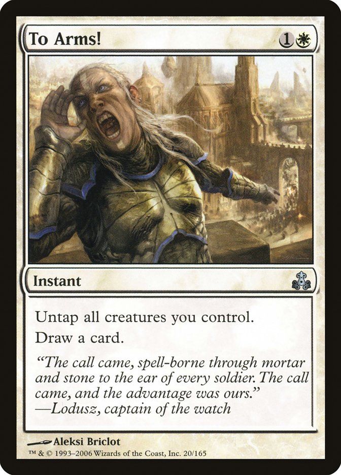 MTG Card Title: To Arms! GPT/20