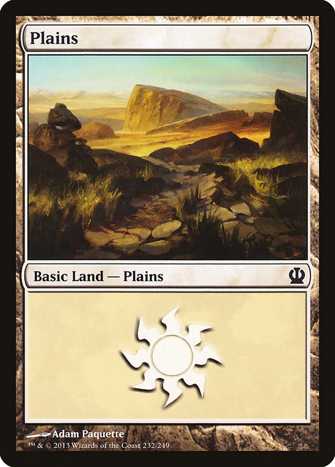 MTG Card Title: Plains THS/232