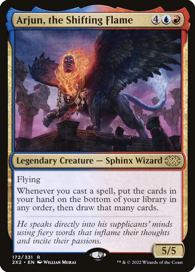 MTG Card Title: Arjun, the Shifting Flame 2X2/172